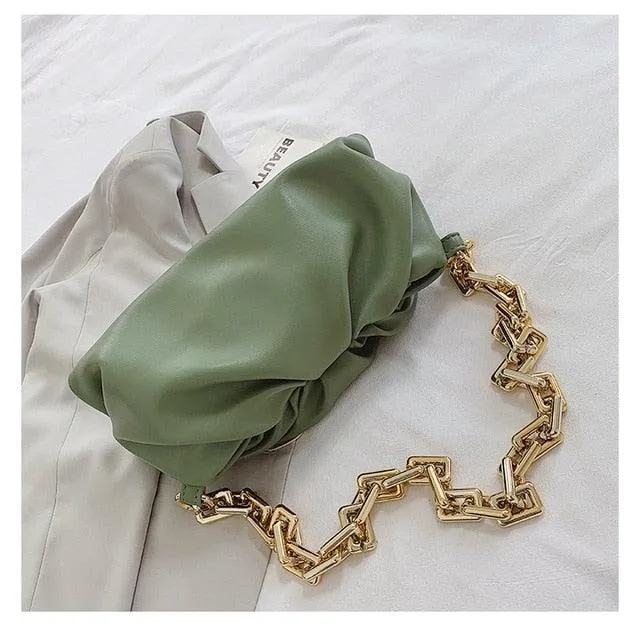 Shoulder Bag With A Statement Chain