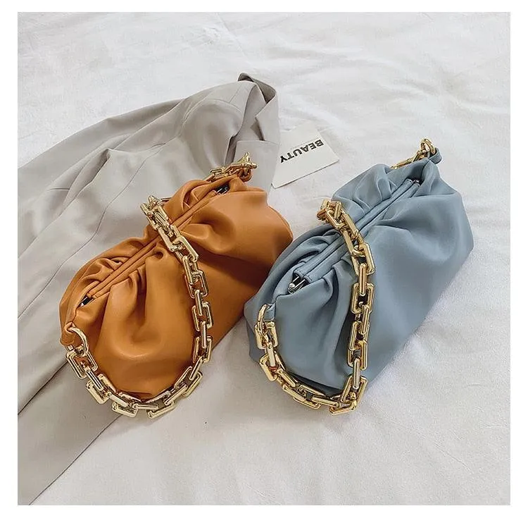 Shoulder Bag With A Statement Chain