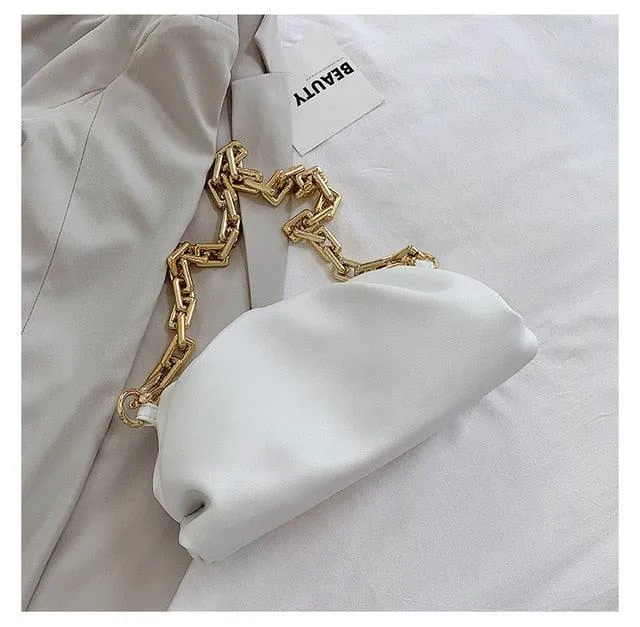 Shoulder Bag With A Statement Chain
