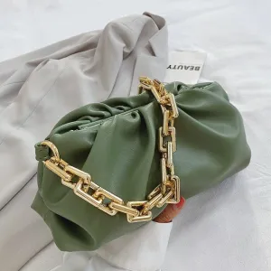 Shoulder Bag With A Statement Chain