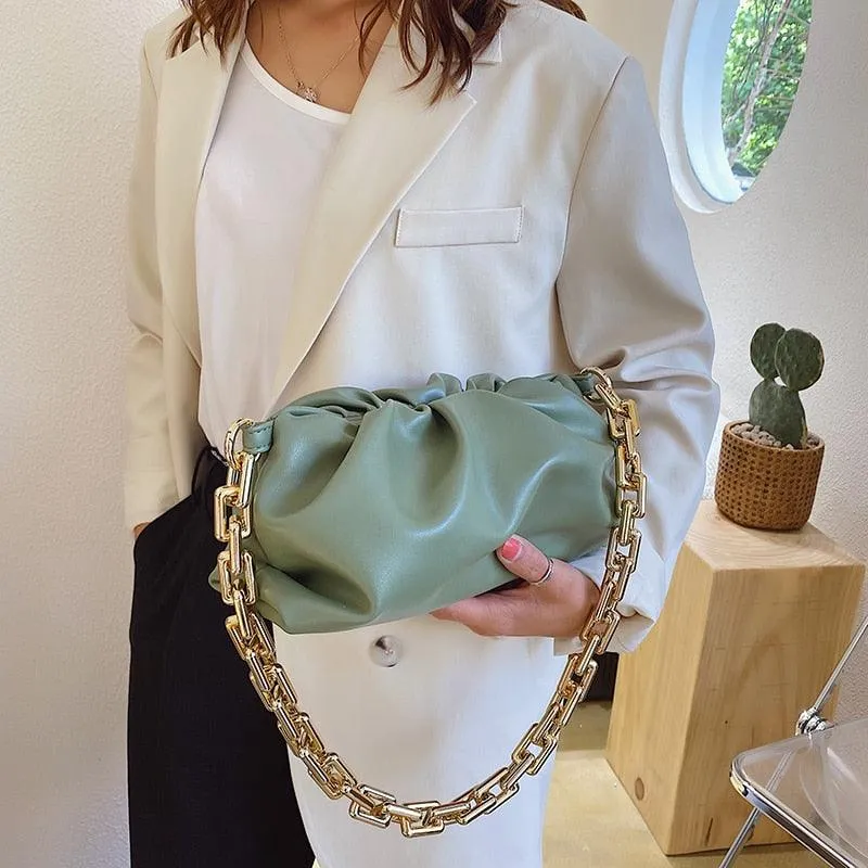 Shoulder Bag With A Statement Chain