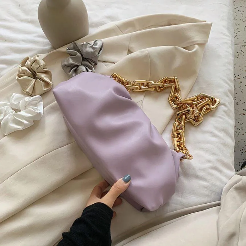Shoulder Bag With A Statement Chain