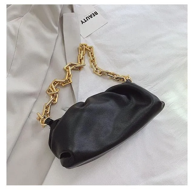 Shoulder Bag With A Statement Chain