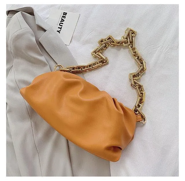 Shoulder Bag With A Statement Chain