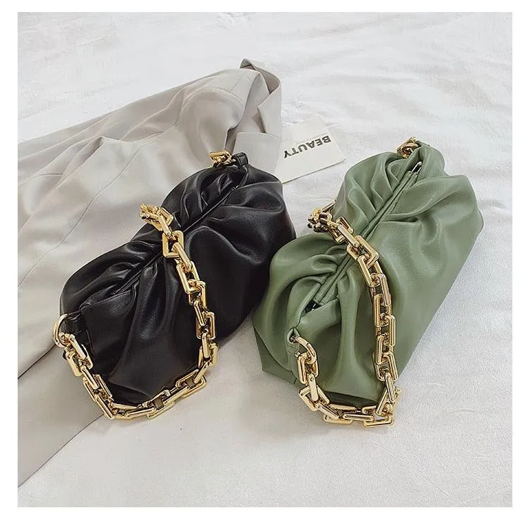 Shoulder Bag With A Statement Chain