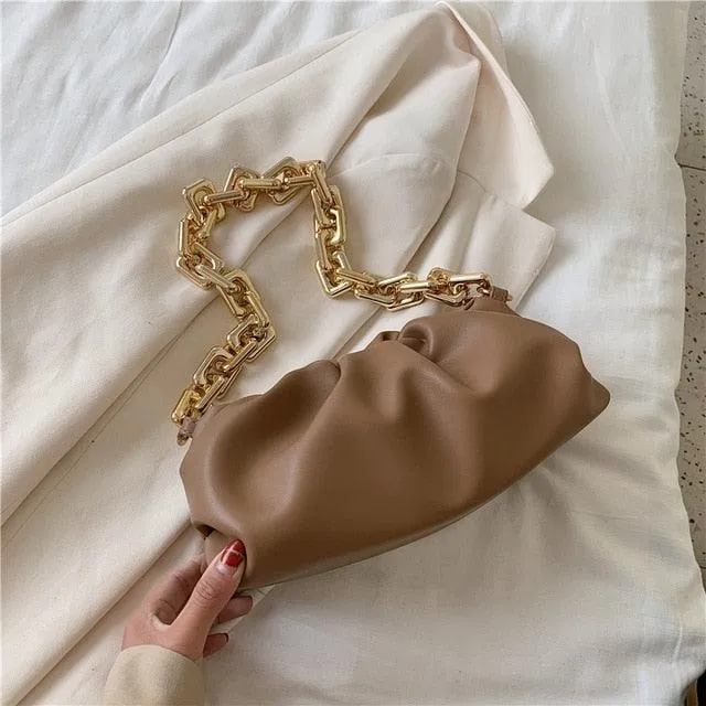 Shoulder Bag With A Statement Chain