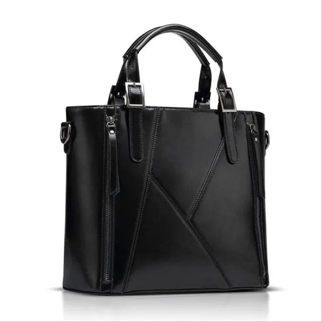 Sibile leather shoulder handbag