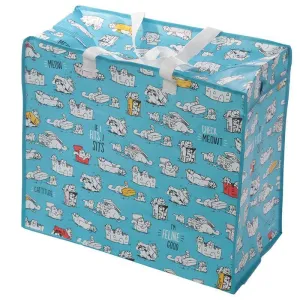 Simon's Cat Design Laundry Storage Bag - If I Fits, I sits!