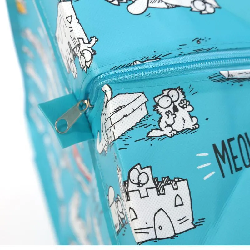 Simon's Cat Design Laundry Storage Bag - If I Fits, I sits!