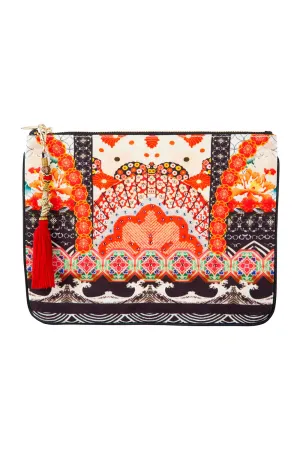 SMALL CANVAS CLUTCH VINTAGE VIXEN