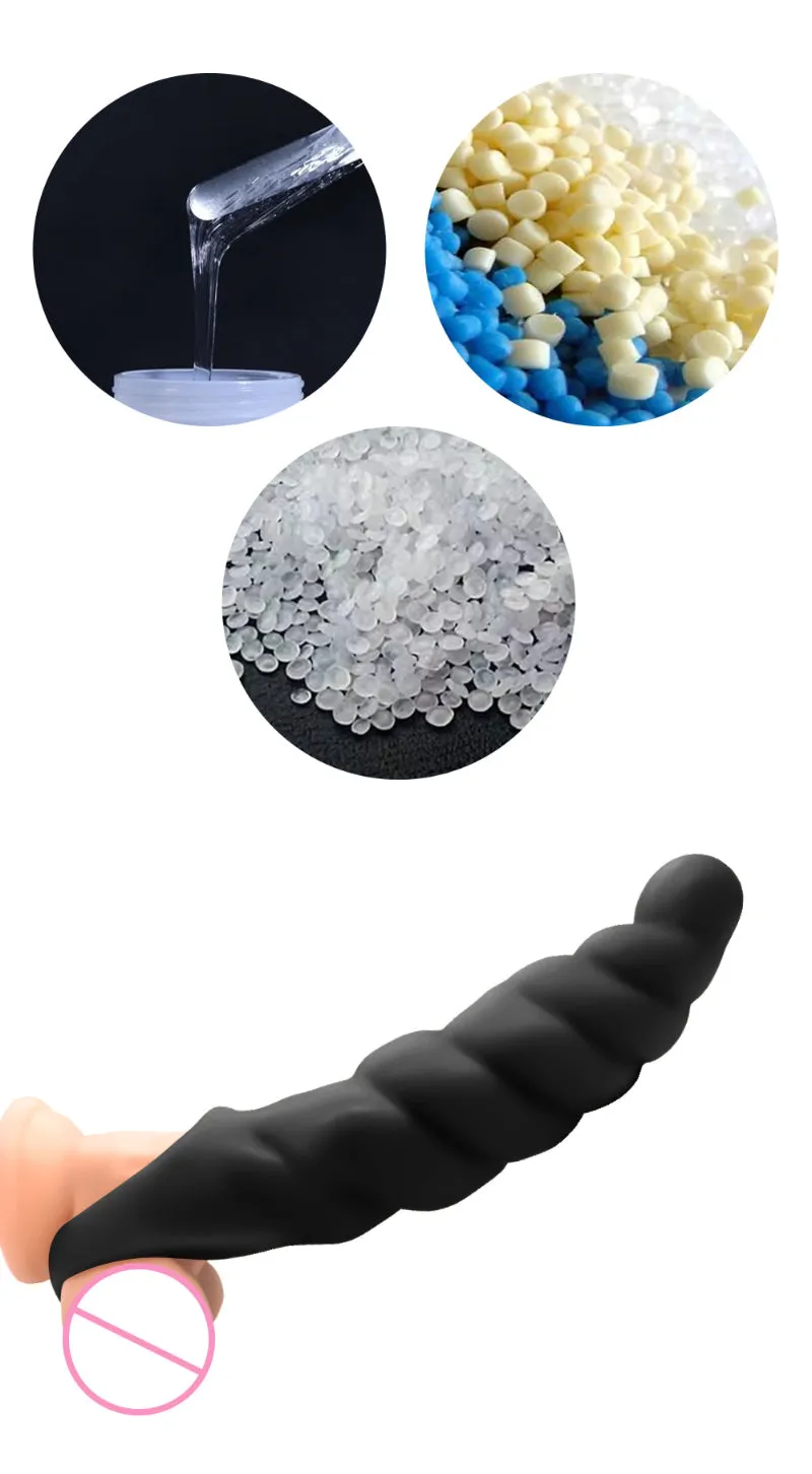 Sprial Penis Sleeve Extender Sex Toys for Men - Enhance Pegging Sexuality Couple Play