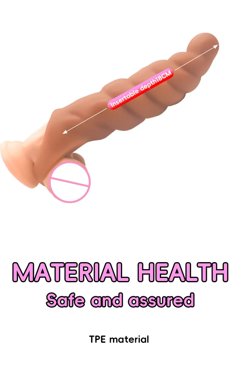Sprial Penis Sleeve Extender Sex Toys for Men - Enhance Pegging Sexuality Couple Play
