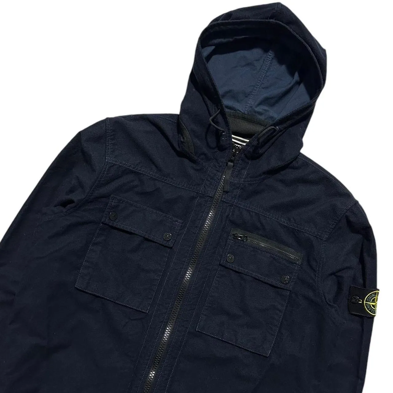Stone Island Wool Hooded Jacket