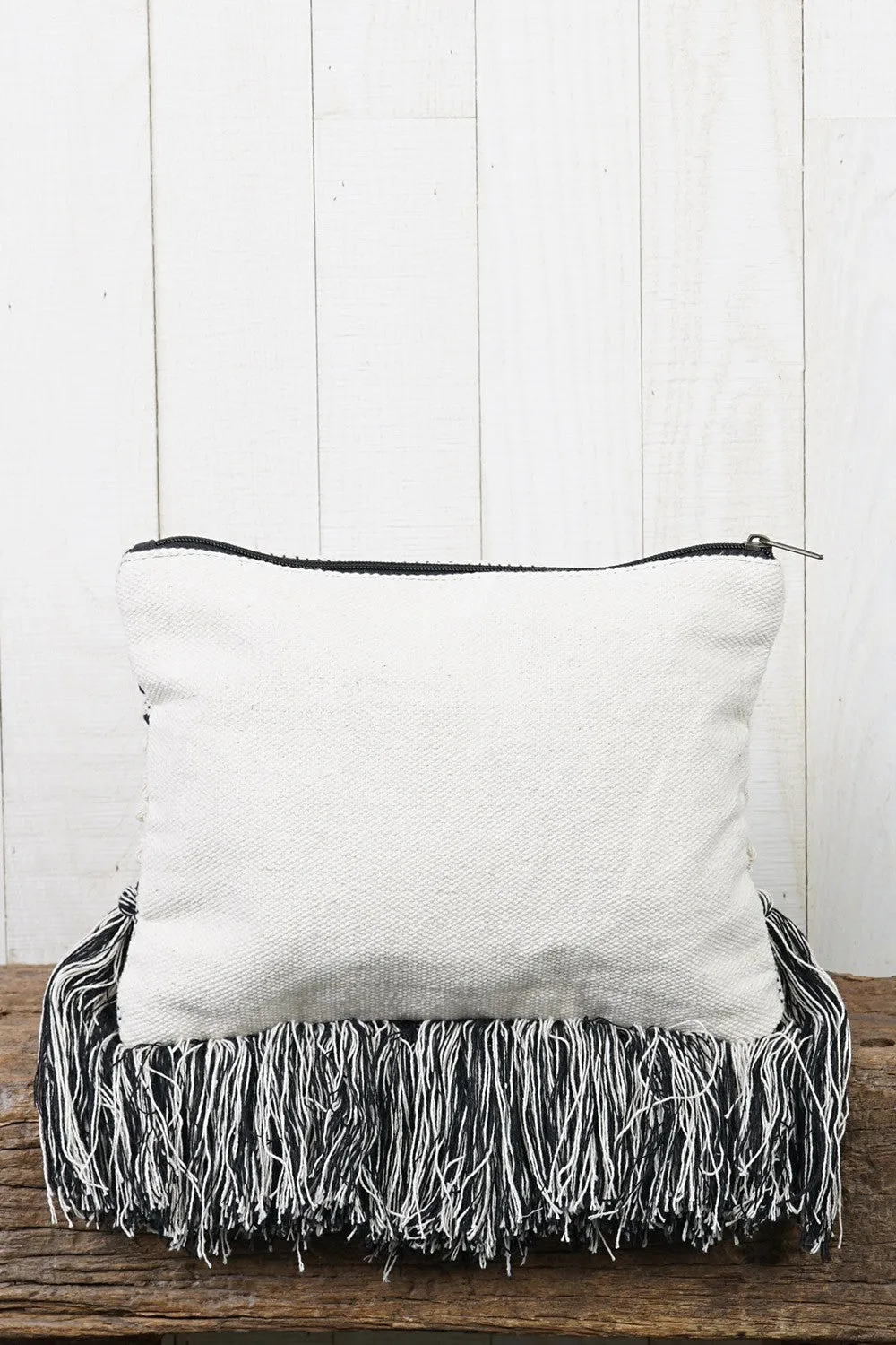 Striped Pouch/Clutch Bag