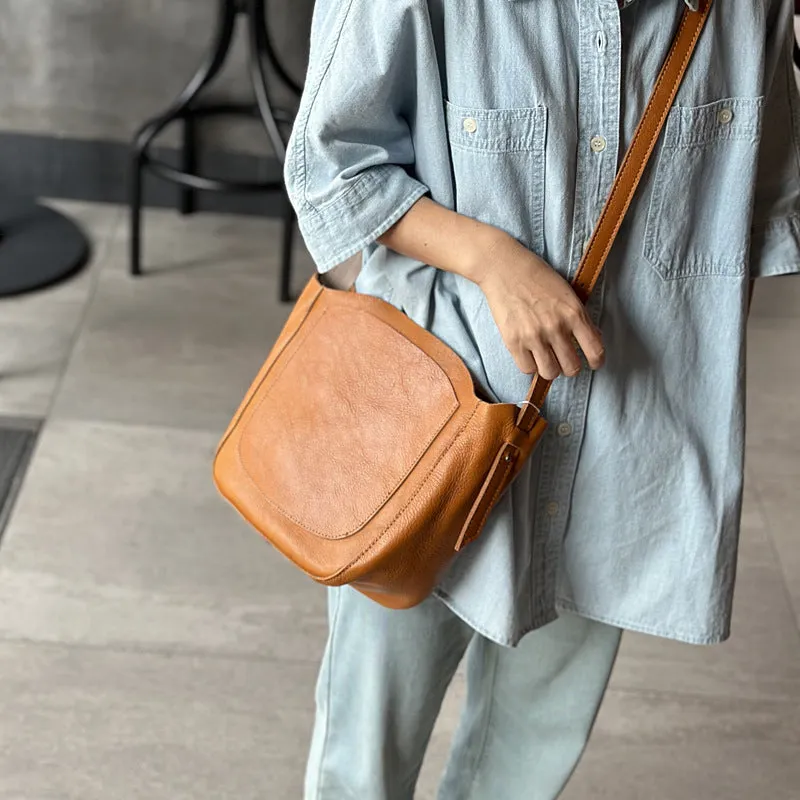 Stylish Womens Small Leather Shoulder Bag Soft Leather Crossbody Purse