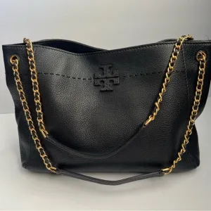 Tory Burch McGraw Chain-Shoulder Slouchy Tote