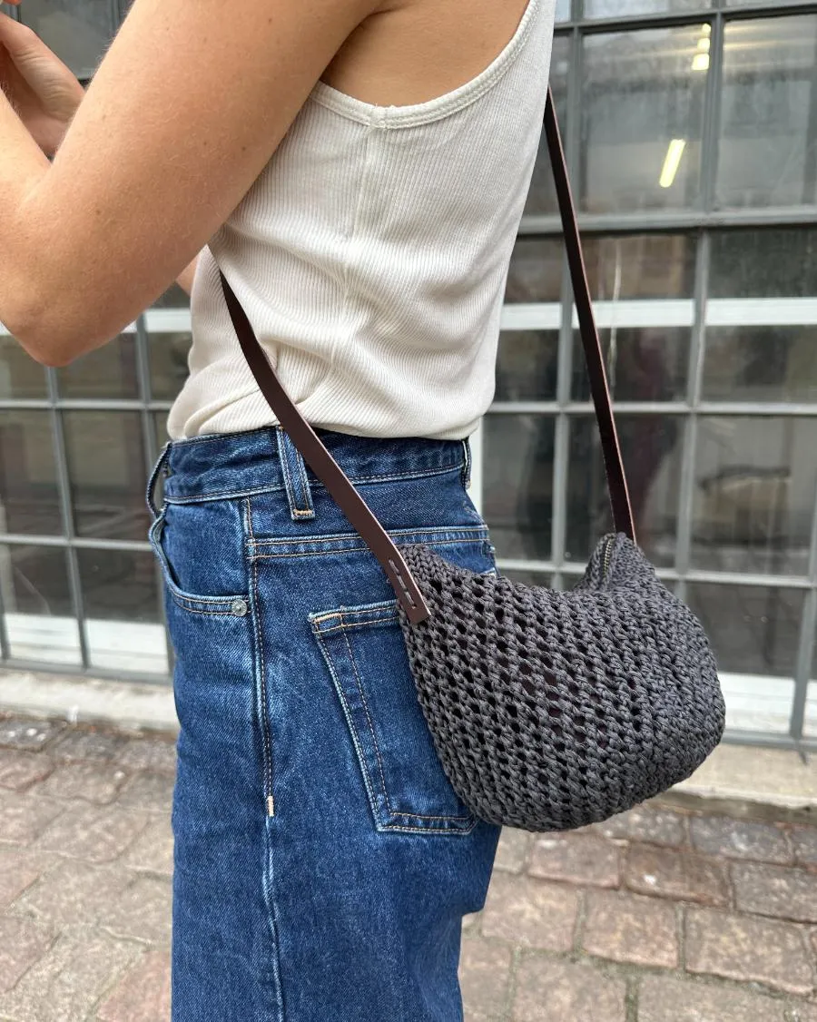 UDENLANDSKE FORHANDLERE Lining for round bottom bag - circumference 58 cm - Brown - Wholesale