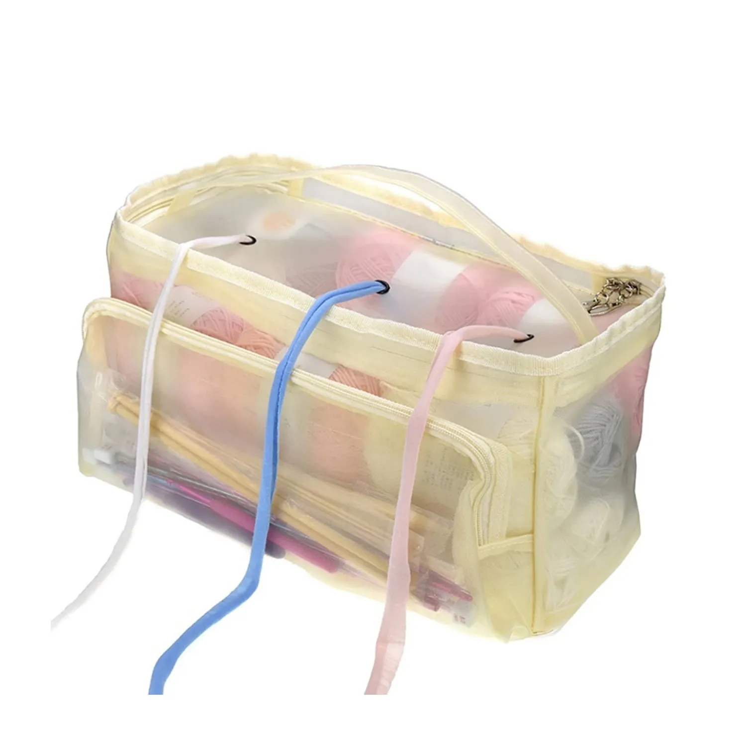 Universal Crafts Knitting Yarn Storage Bag Large #3 - Vanilla*