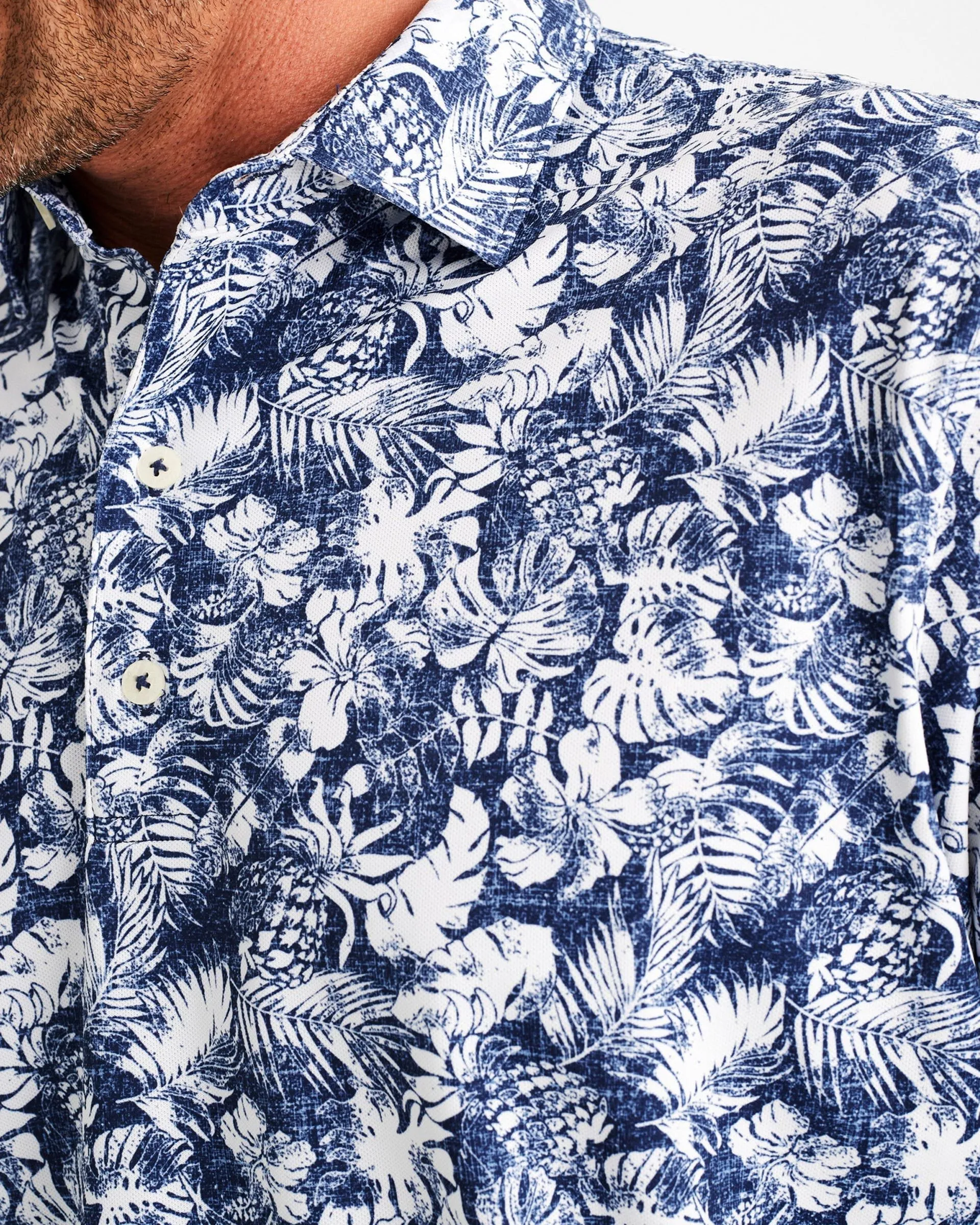 University of Kentucky Manu Printed Polo in Lake by Johnnie-O