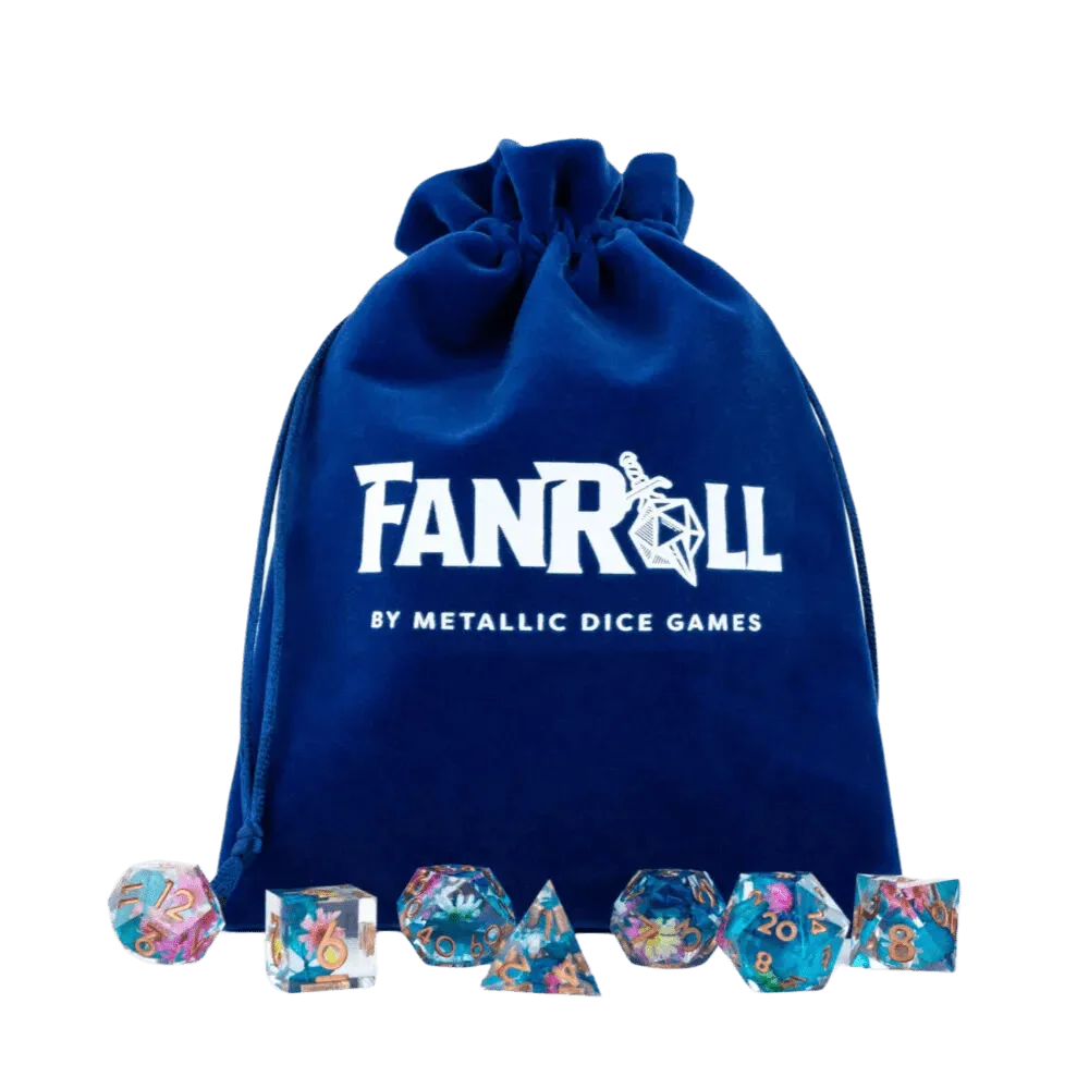 Velvet Dice Bag With Satin Liner 6″x8″