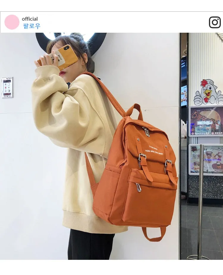 Women Backpack | Waterproof Nylon Backpack | Backpack For Teenagers | School Bag For Girl | Shoulder Bag | Travel Backpack | Trendy Backpack