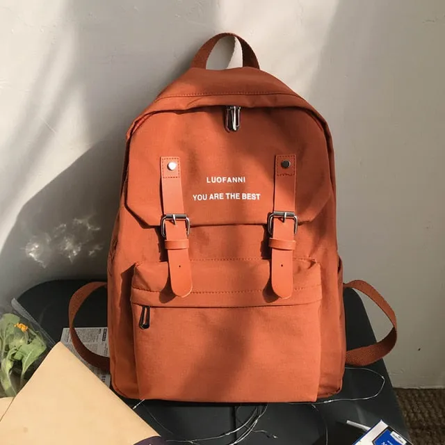 Women Backpack | Waterproof Nylon Backpack | Backpack For Teenagers | School Bag For Girl | Shoulder Bag | Travel Backpack | Trendy Backpack
