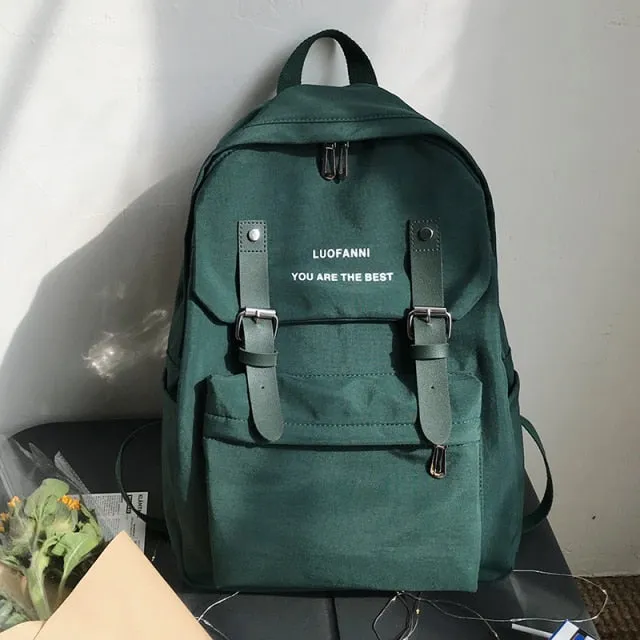 Women Backpack | Waterproof Nylon Backpack | Backpack For Teenagers | School Bag For Girl | Shoulder Bag | Travel Backpack | Trendy Backpack
