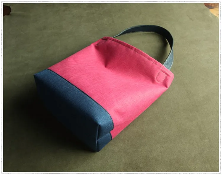 Womens Gray Nylon Shoulder Tote Bags Best Nylon Tote Handbag Shopper Bags Purse for Ladies
