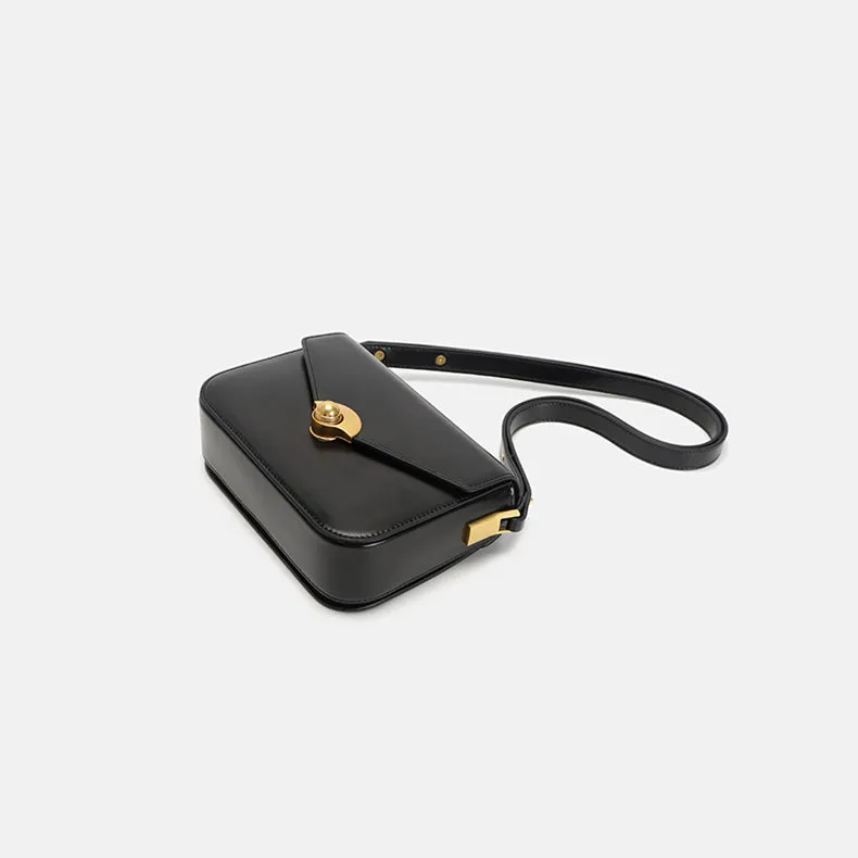 Womens Small Over The Shoulder Purse Black Crossbody Bags For Ladies