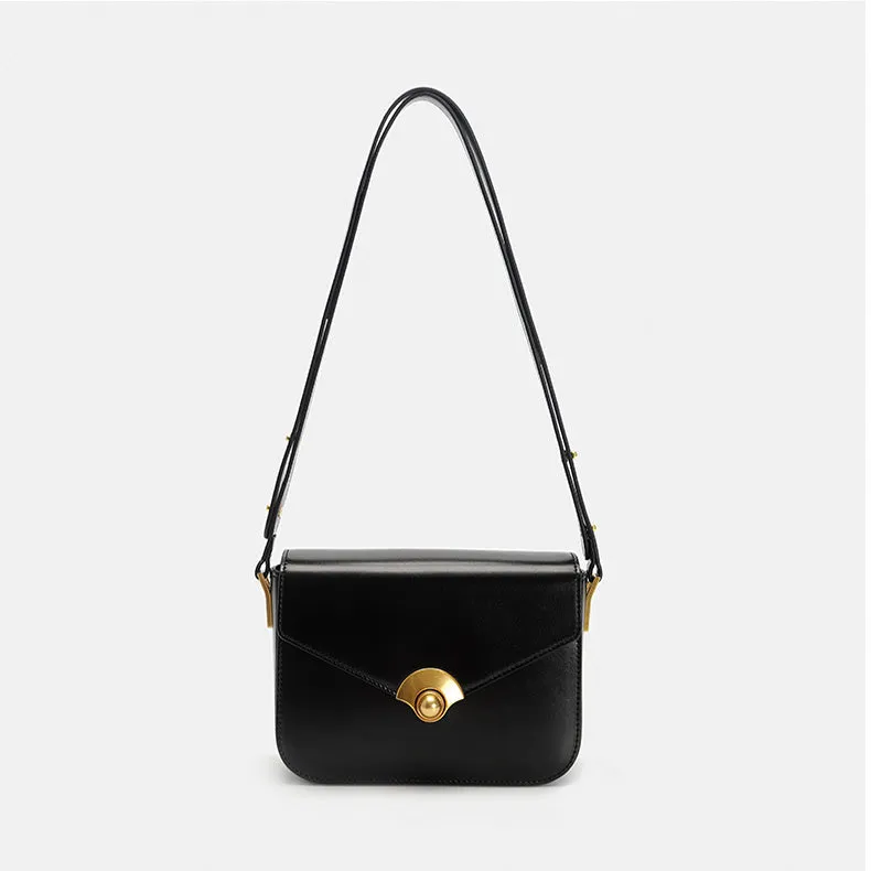 Womens Small Over The Shoulder Purse Black Crossbody Bags For Ladies