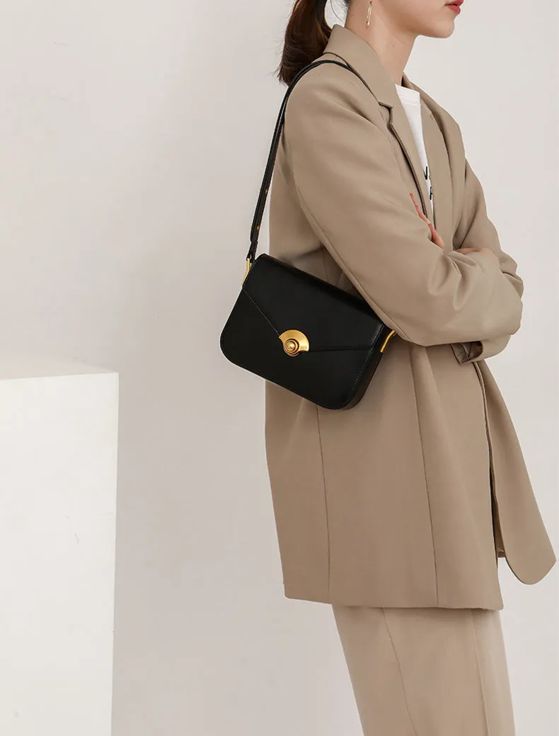 Womens Small Over The Shoulder Purse Black Crossbody Bags For Ladies