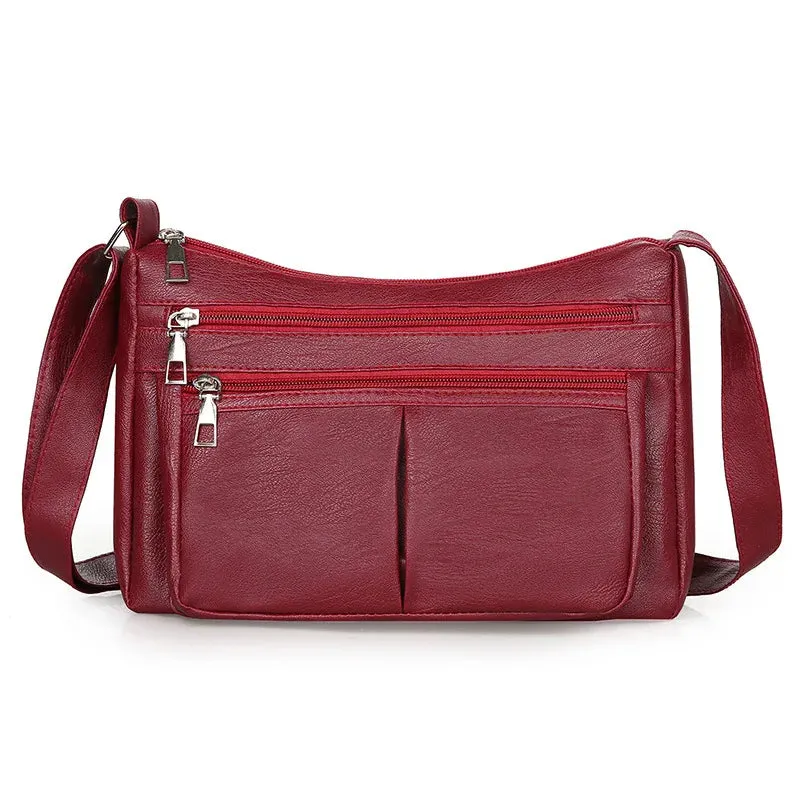Women's Soft Leather Trendy Designer Handbag