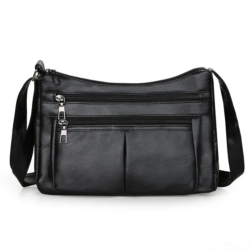 Women's Soft Leather Trendy Designer Handbag
