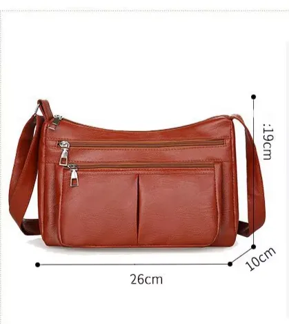 Women's Soft Leather Trendy Designer Handbag